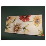 Floral wall decor40" x 22"