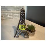 Eiffel tower planter
