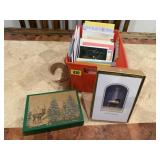 Basket of greeting cards