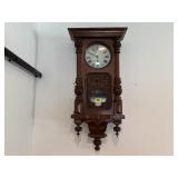 German antique wall clock