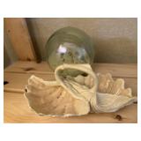 Sea shell dish, decor