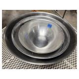 Stainless bowls (3)
