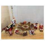 Christmas dish, ornaments, decor