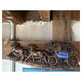 Stagecoach wall hanging