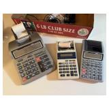 Printing calculators
