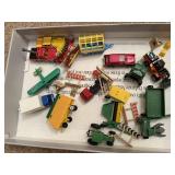 Toy cars, trucks, tractors, Matchbox, John Deere