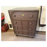 Secretary chest of drawers