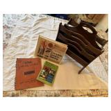 Reading stand, sewing books