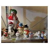 Snowman collection, ornaments