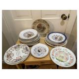 Advertising calendar plates (20+)