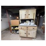 Hoosier cabinet, no contents included