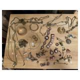 Vintage gold, costume jewelry