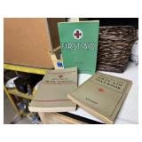 Basket of First Aid books