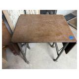 Industrial typewriter table