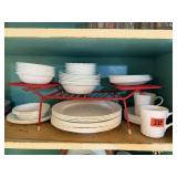 Corelle dishes, plates, bowls, cups