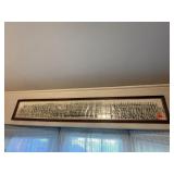 Panoramic military black & white photograph