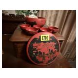 Asian dishes, melamine bowls