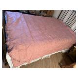 Pink vintage bedspread