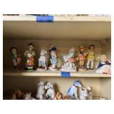 Shelf of figurines