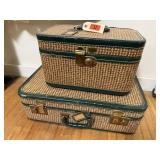 Matching suitcase, train case