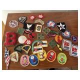Vintage patches, military, Peanuts Gang
