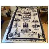 Iowa throw blanket