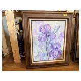 Iris on Iris painting