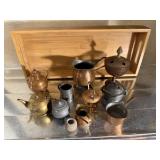 Metal works miniatures, brass, copper