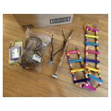 Pet bird cage accessories, toys