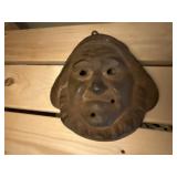 Cast iron fisherman head