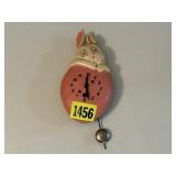 Vintage rabbit clock