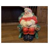 Chalkware Santa Claus bank