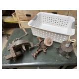 Hand grinders, dustless clothesline reel