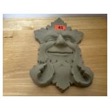 Pottery mask wall decor