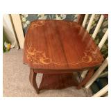 Side table, glass top