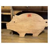 Pig cutting board