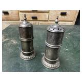 Sterling silver salt & pepper shaker set