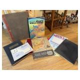 Vintage maps, atlas books