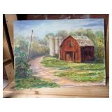Red Barn painting