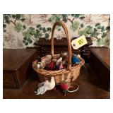 Basket of crafting birds