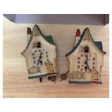 Cottage wall clocks (2)