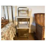 Brass tiered dressing table