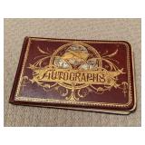 Antique autograph book