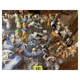 Shelf of miniature dogs