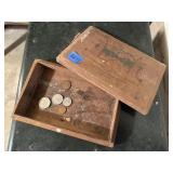 Chemical box of coins