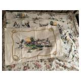 Full size cowboy bedding set, fitted, flat sheets,