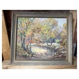 "Autumn in the Ozarks" painting