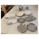 Soap dishes, coaster sets, wall hook
