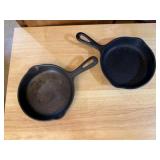 Cast iron skillets (2)