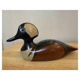 Duck wood carving